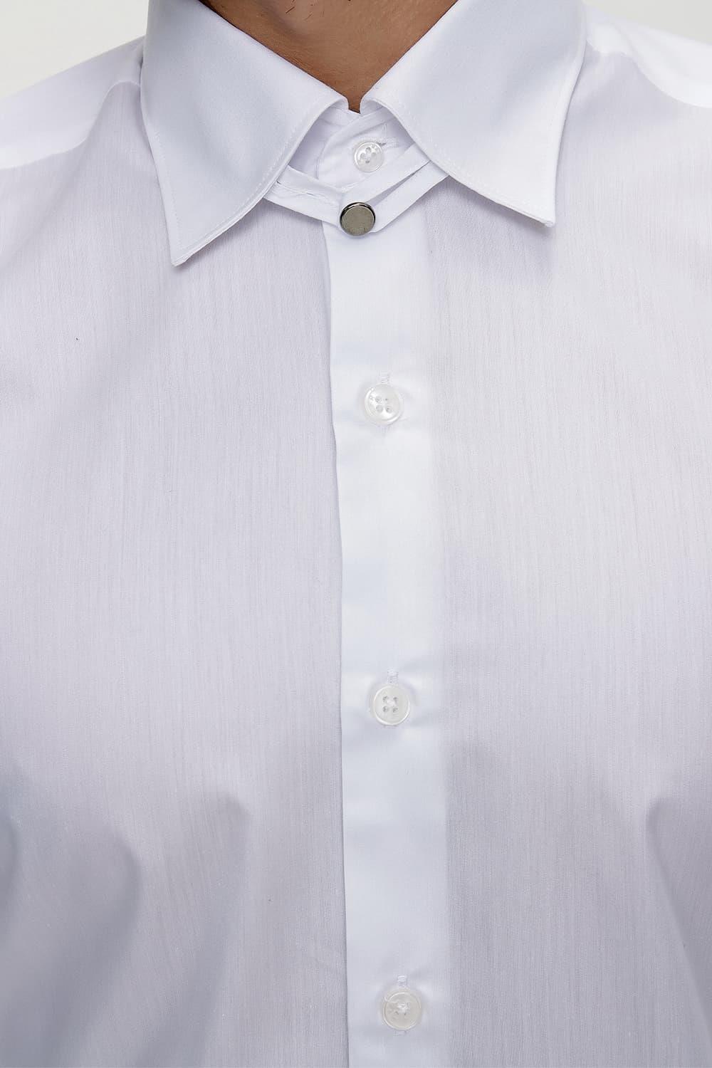 GK 622 Beyaz Klasik Gömlek