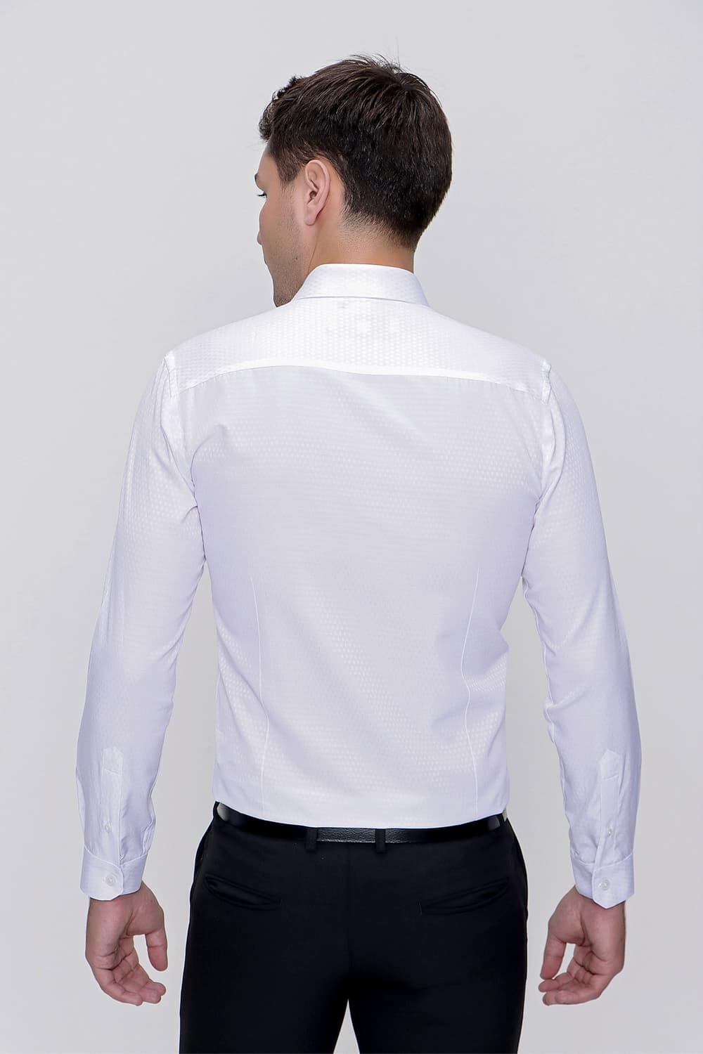 GK 627 Beyaz Klasik Gömlek