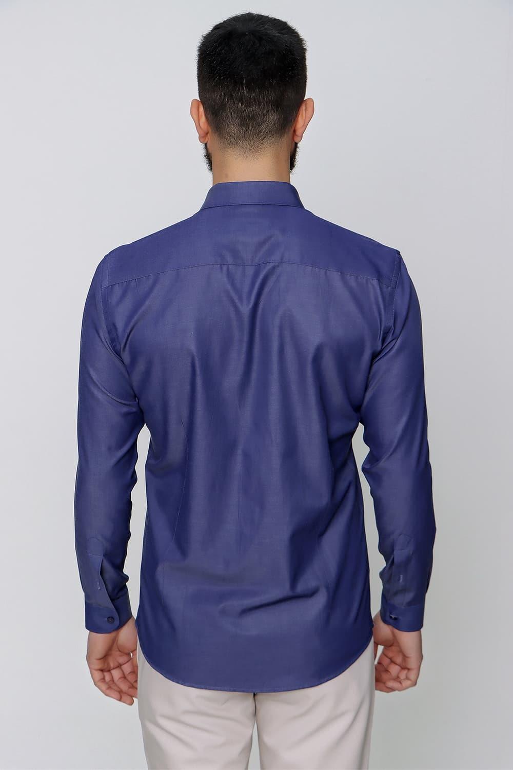 GK 635 İndigo Klasik Gömlek