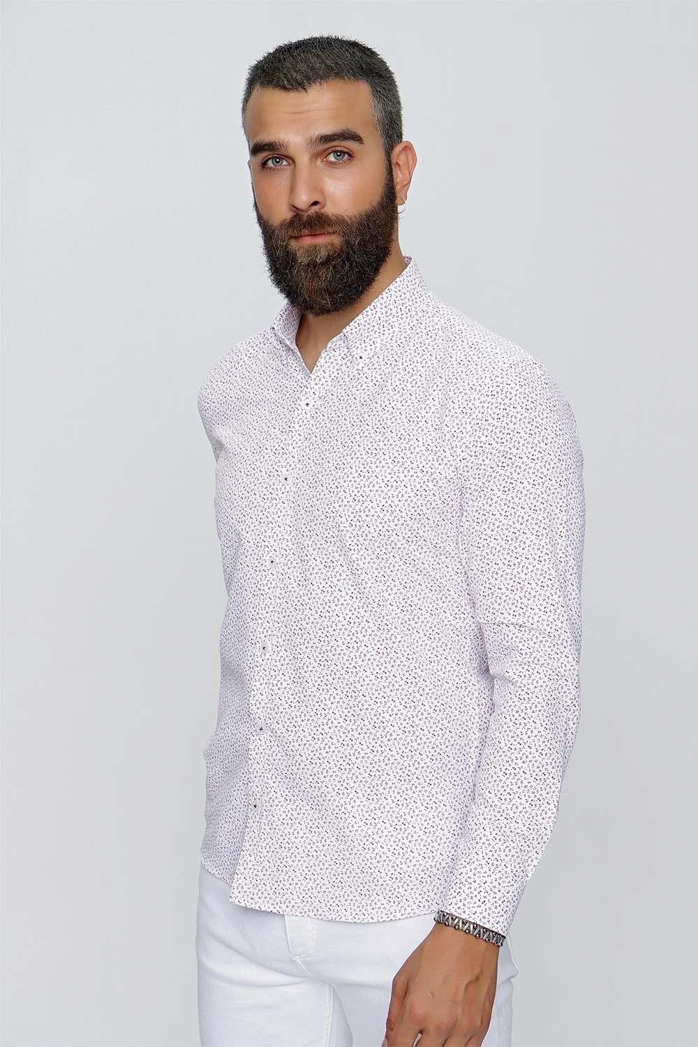 GK 650 Beyaz Klasik Gömlek