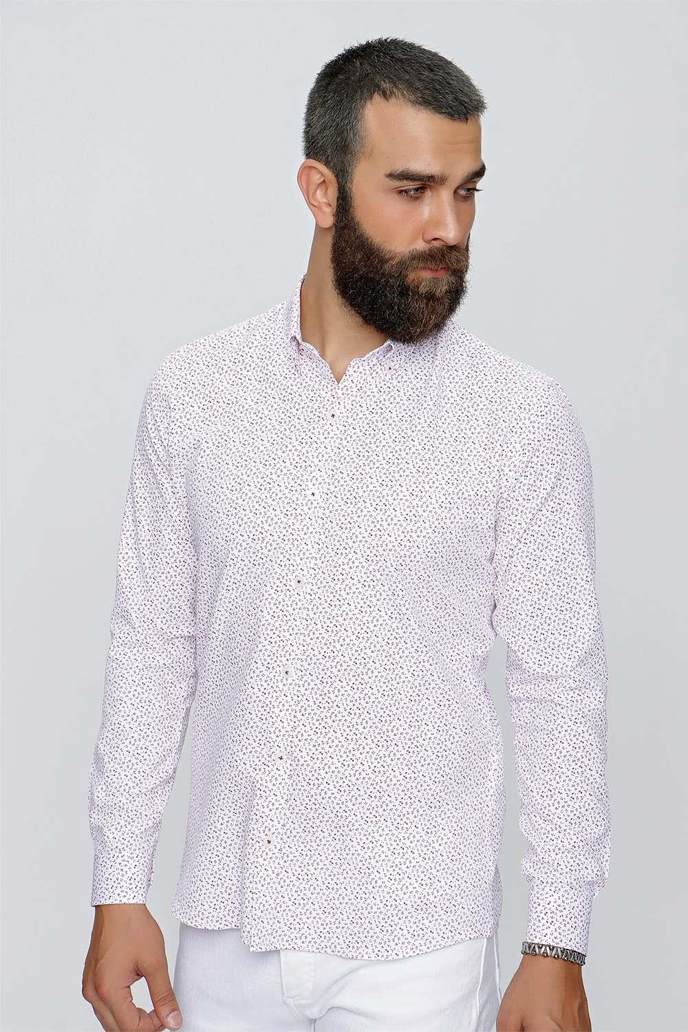 GK 650 Beyaz Klasik Gömlek