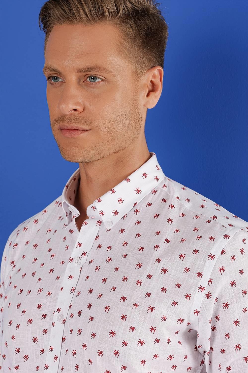 GK 656 Beyaz Klasik Gömlek