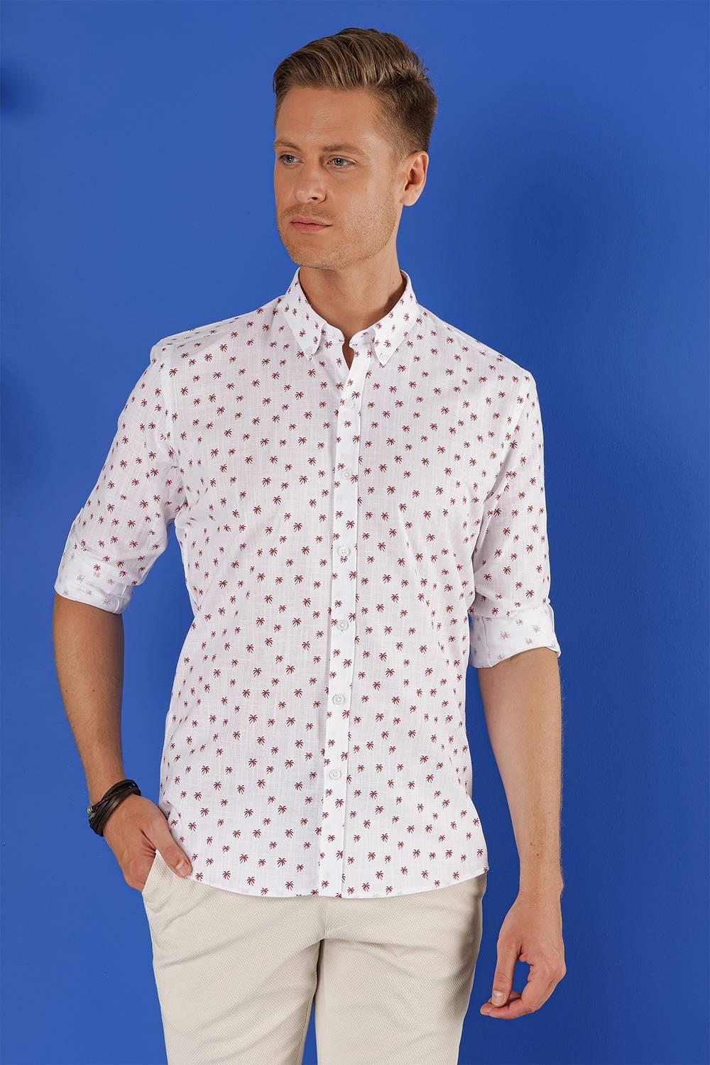 GK 656 Beyaz Klasik Gömlek