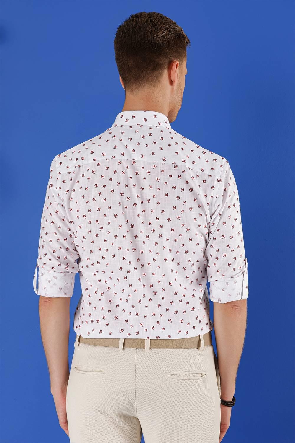 GK 656 Beyaz Klasik Gömlek