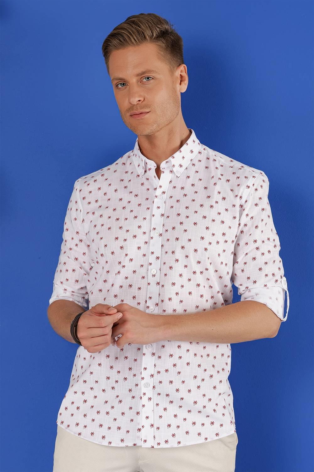 GK 656 Beyaz Klasik Gömlek