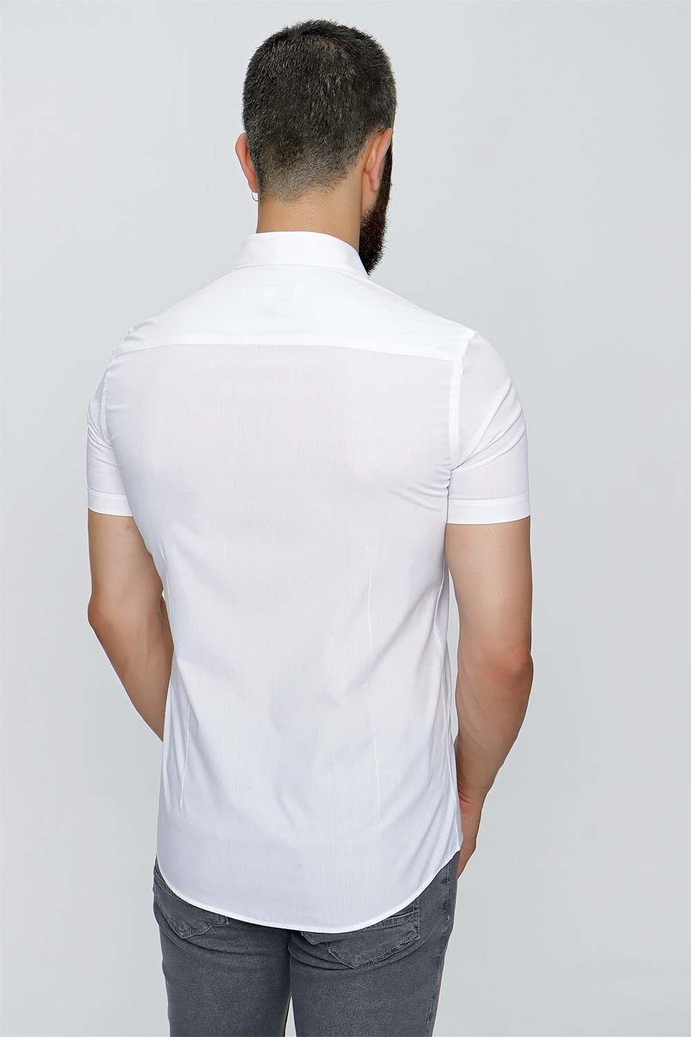 GK 659 Beyaz Klasik Gömlek