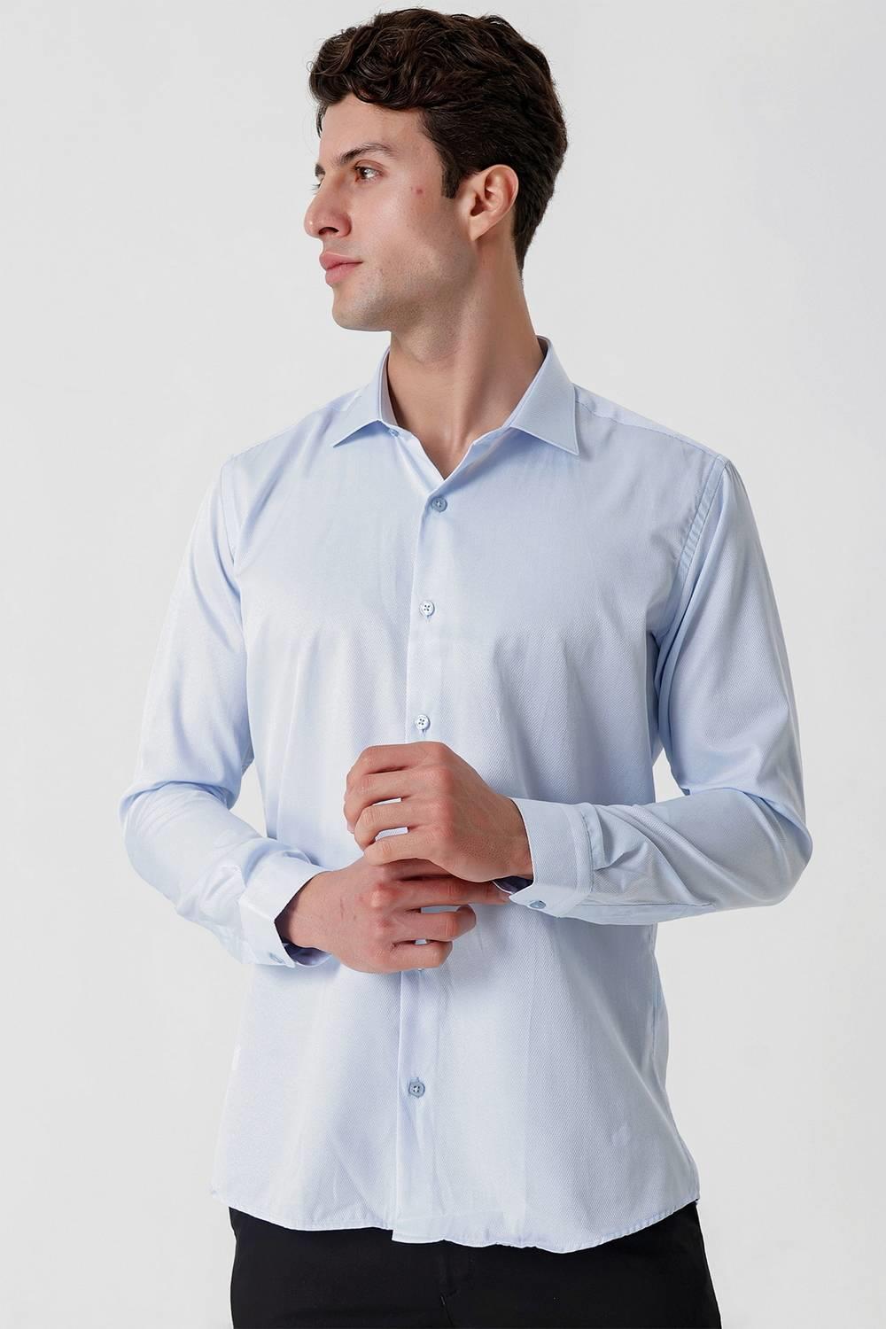 GK 677 Slim Fit Mavi Altro Gömlek