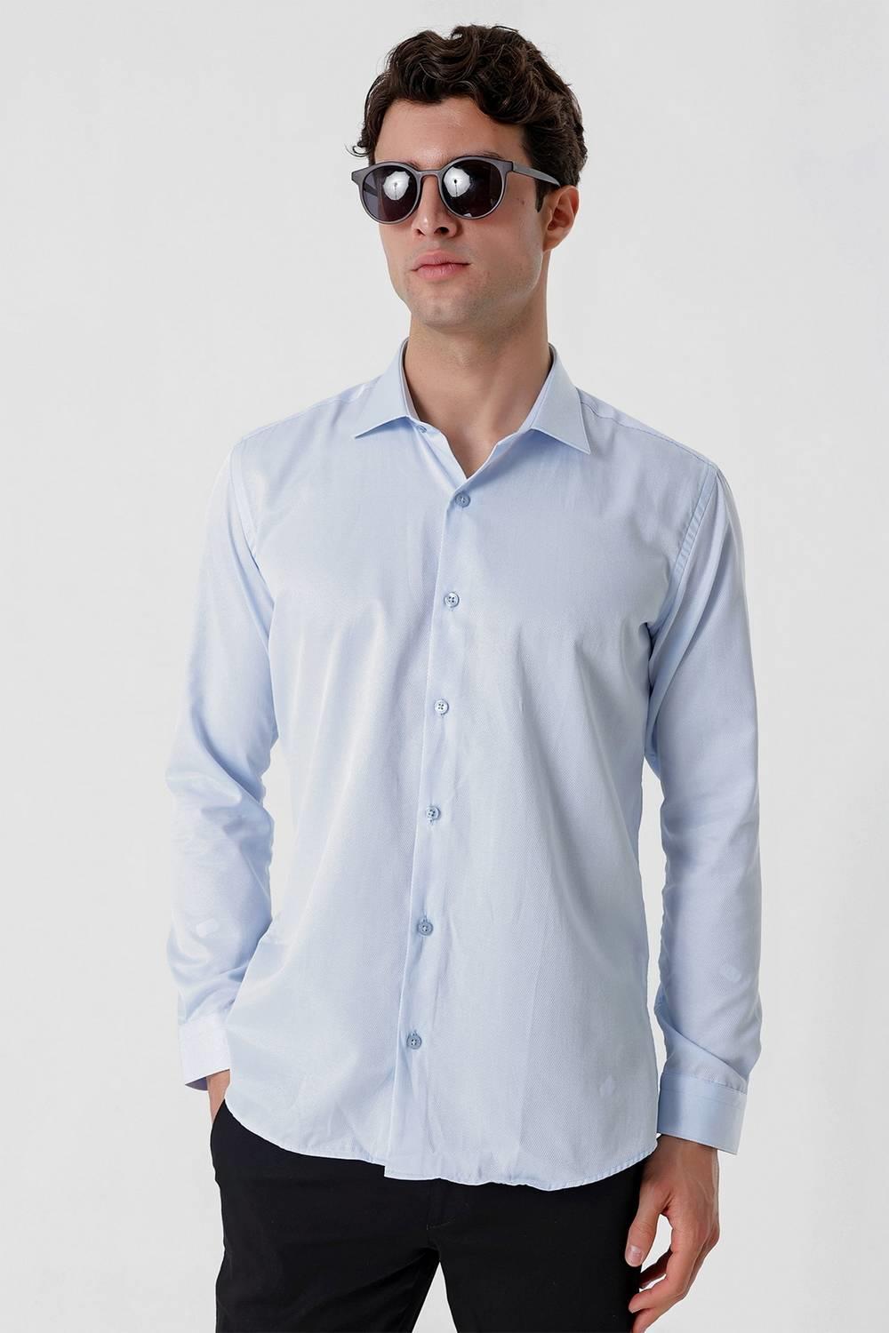 GK 677 Slim Fit Mavi Altro Gömlek