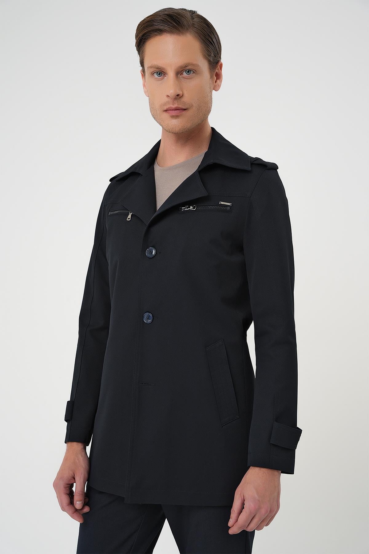 KA 086 Slim Fit Lacivert Spor Kaban
