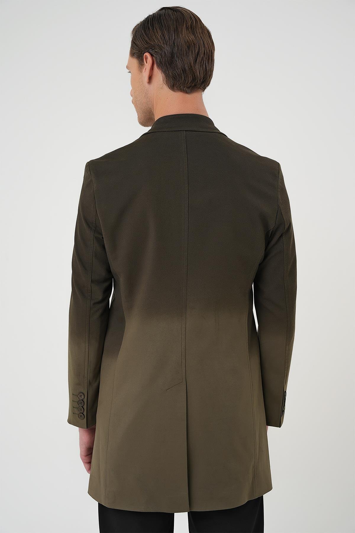 KA 088 Slim Fit Haki Spor Kaban