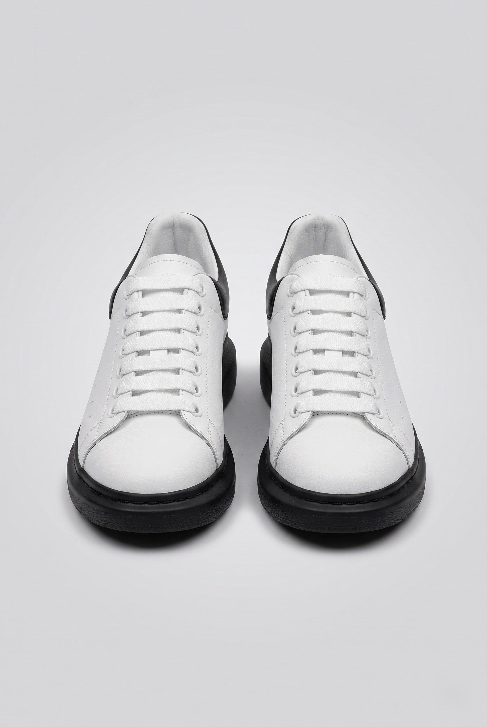 Kalın Eva Tabanlı Bağcıklı Çift Renk Beyaz Sneaker Ayakkabı 2026-12