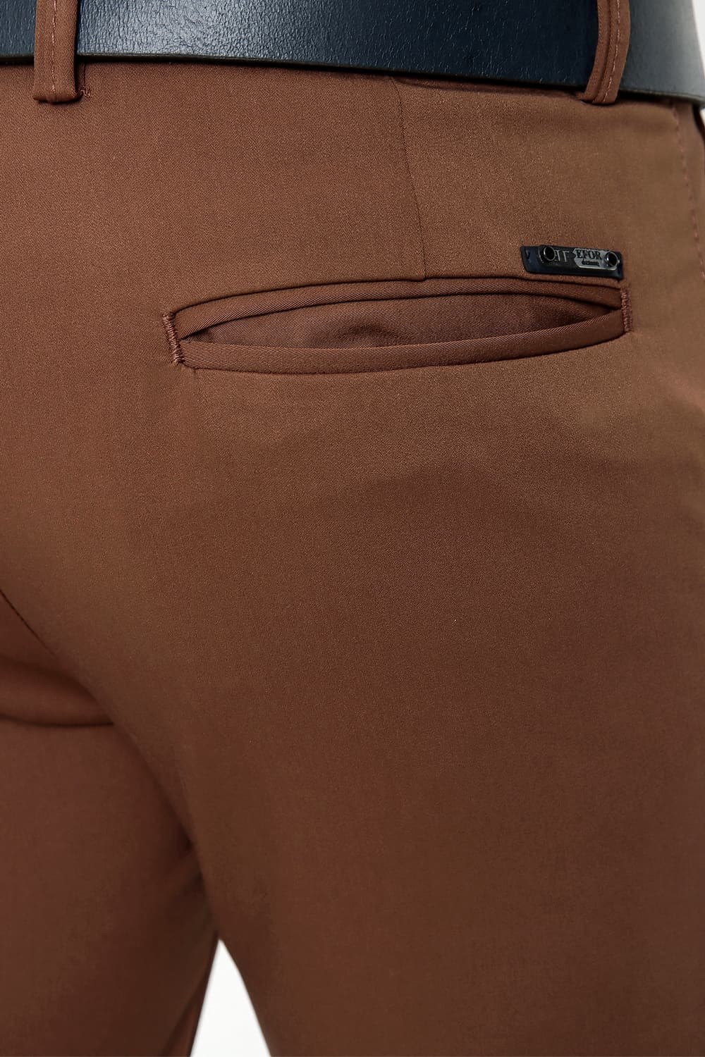 P 1084 Slim Fit Taba Spor Pantolon