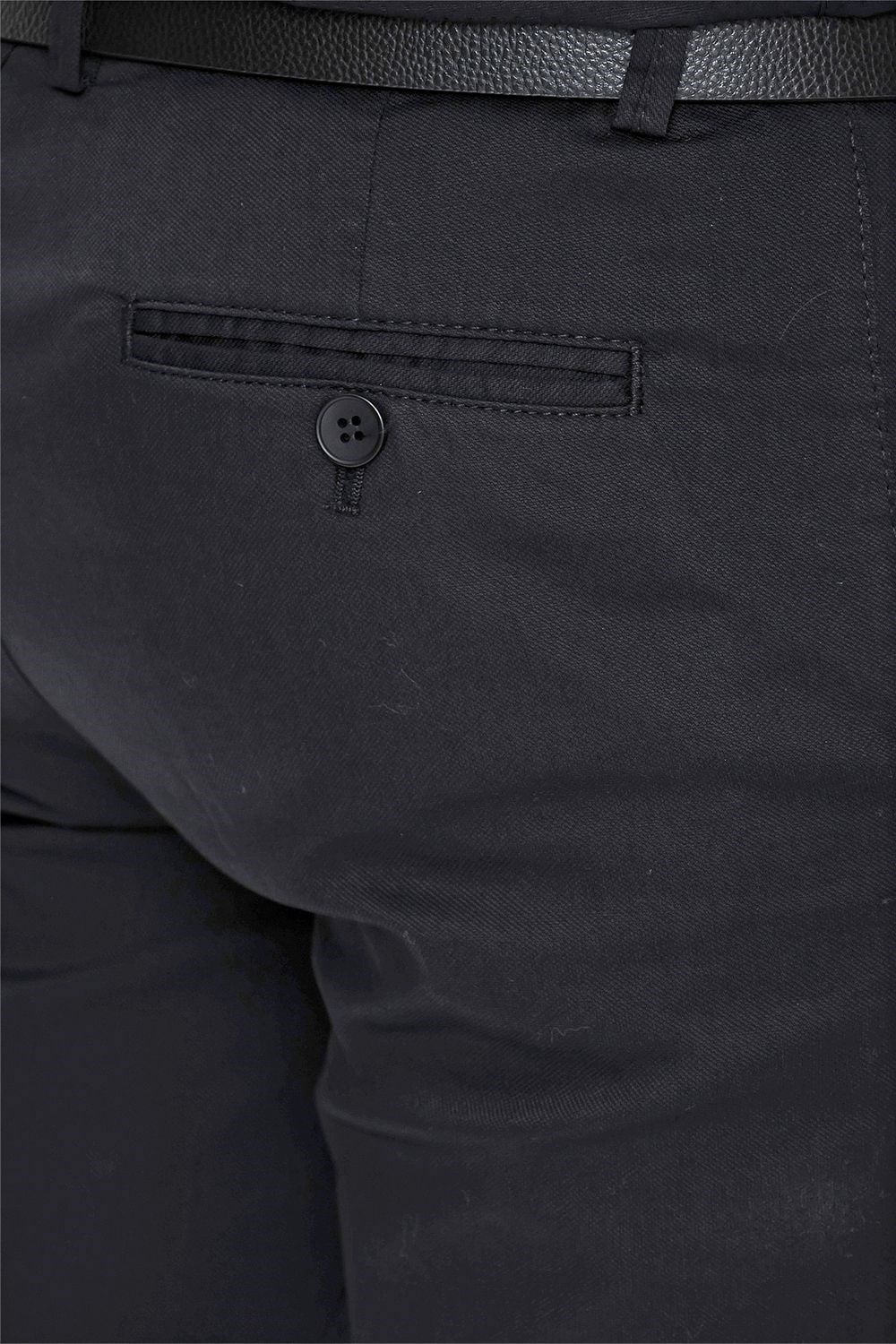 P 1112 Slim Fit Siyah Spor Pantolon