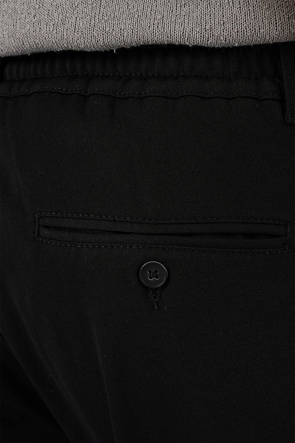 P 1131 Slim Fit Siyah Spor Pantolon