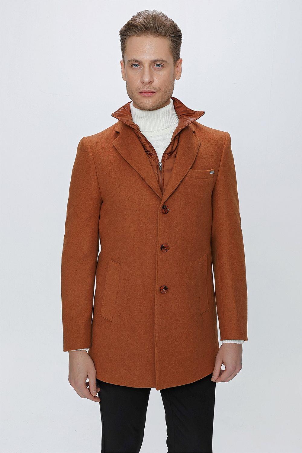 PLT 077 Kiremit Klasik Palto