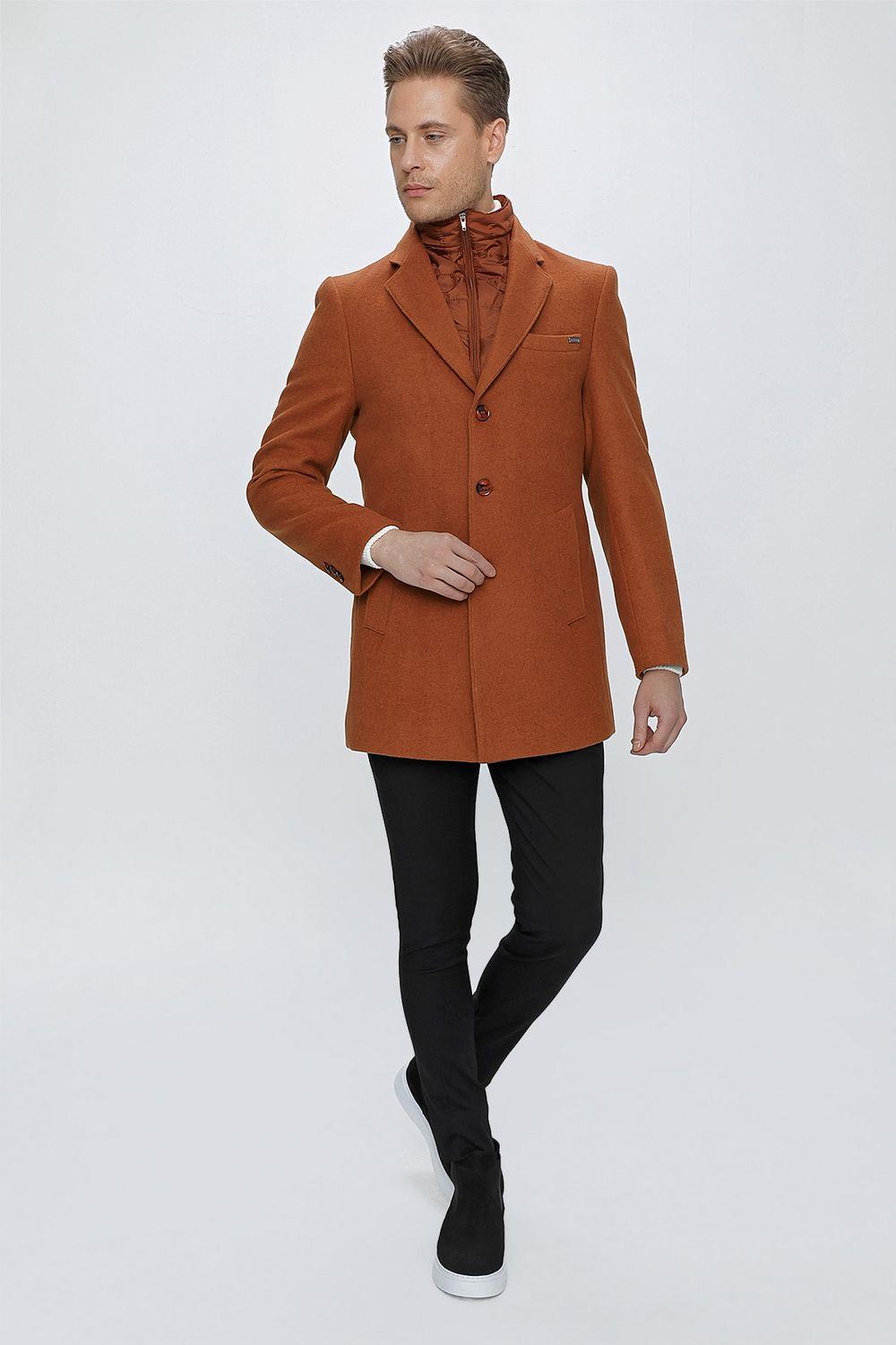 PLT 077 Kiremit Klasik Palto