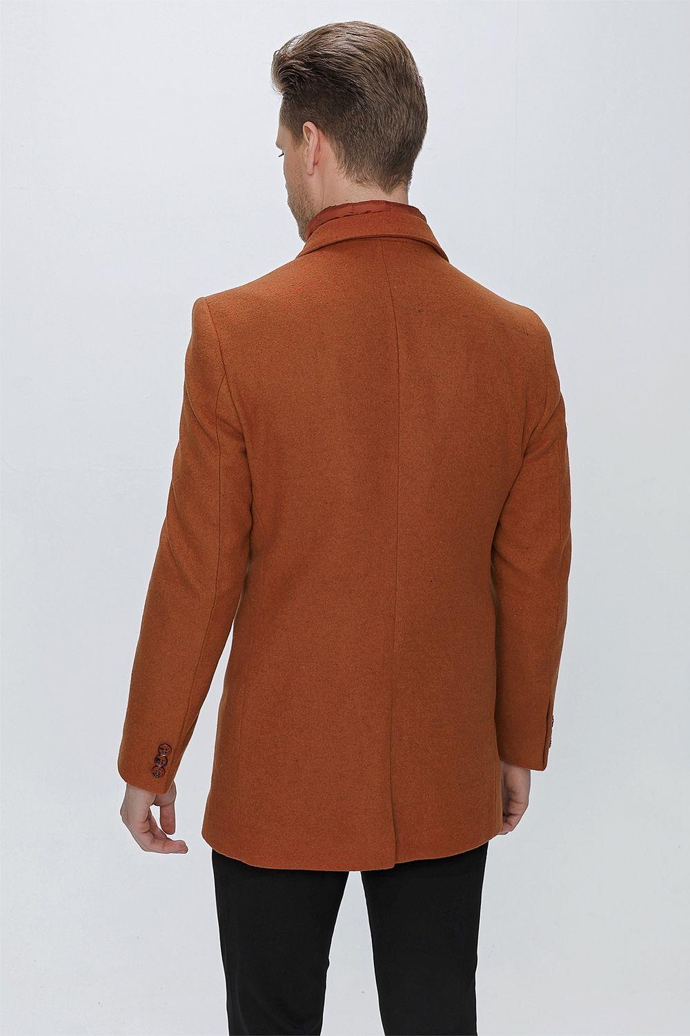 PLT 077 Kiremit Klasik Palto