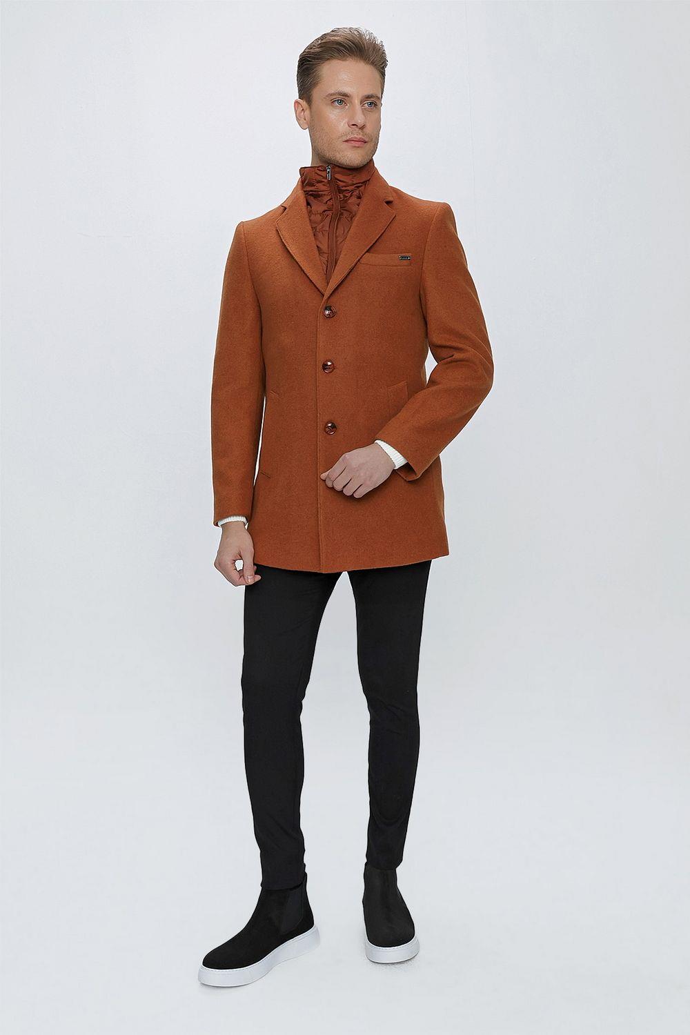 PLT 077 Kiremit Klasik Palto