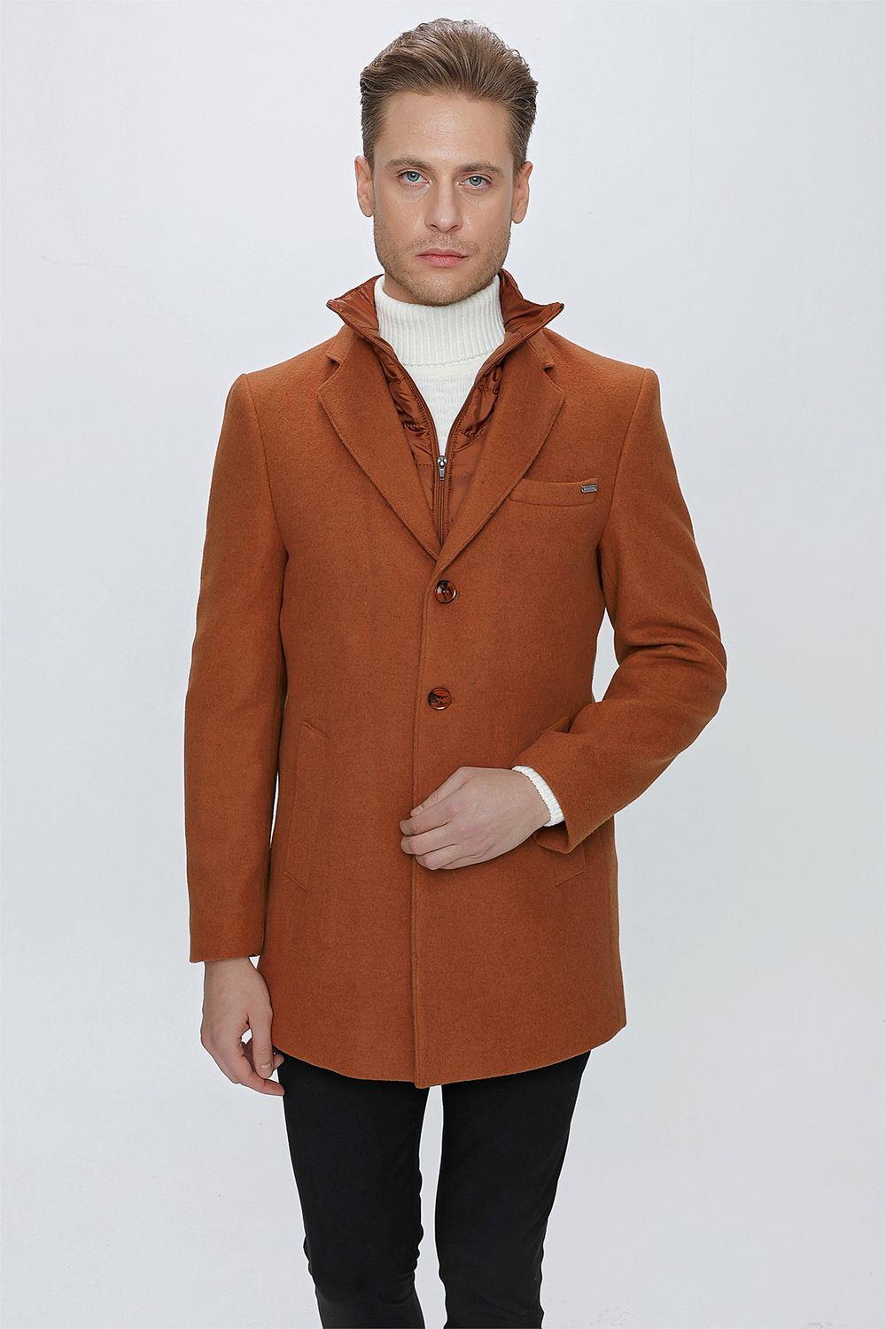 PLT 077 Kiremit Klasik Palto