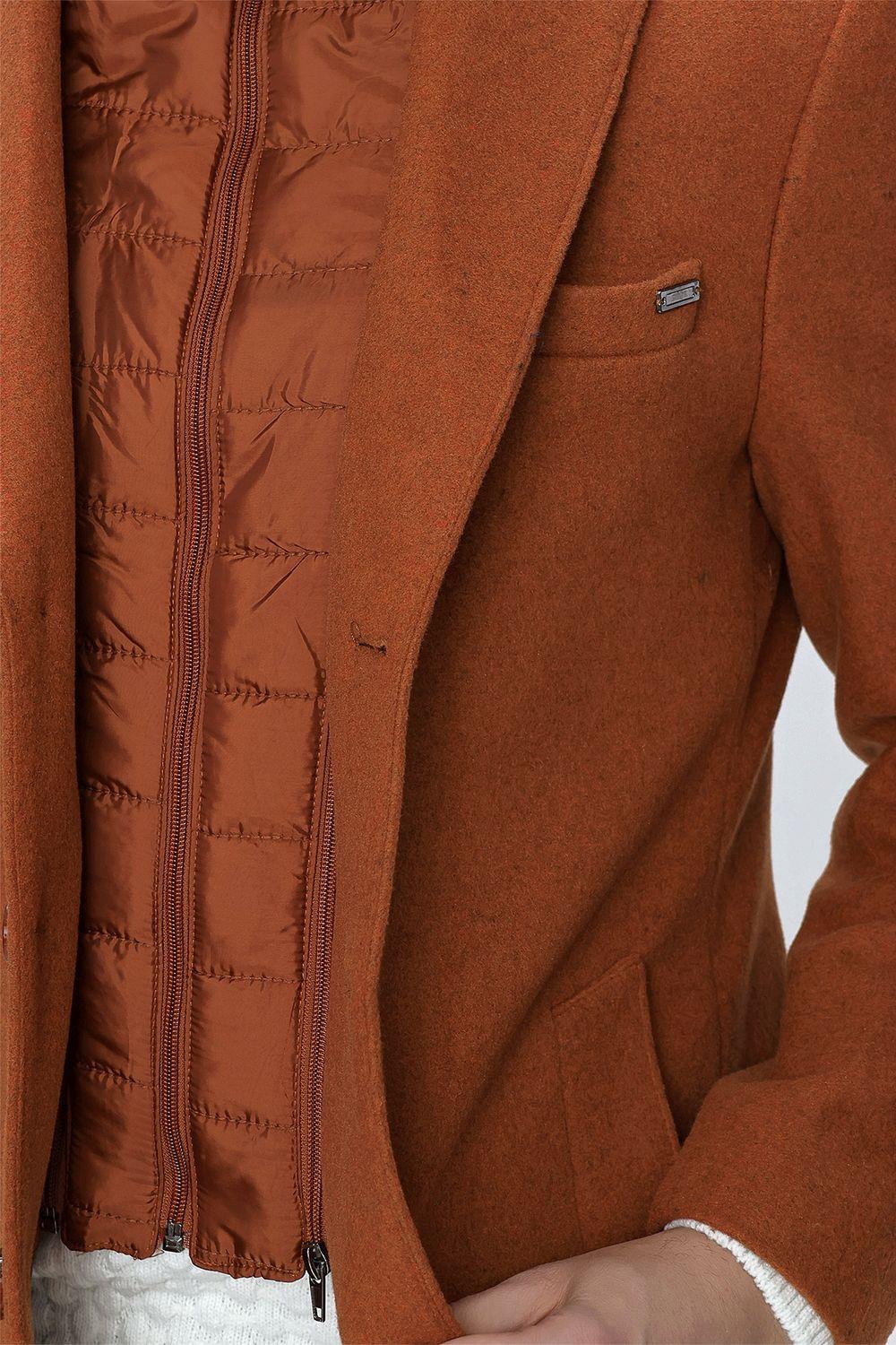 PLT 077 Kiremit Klasik Palto