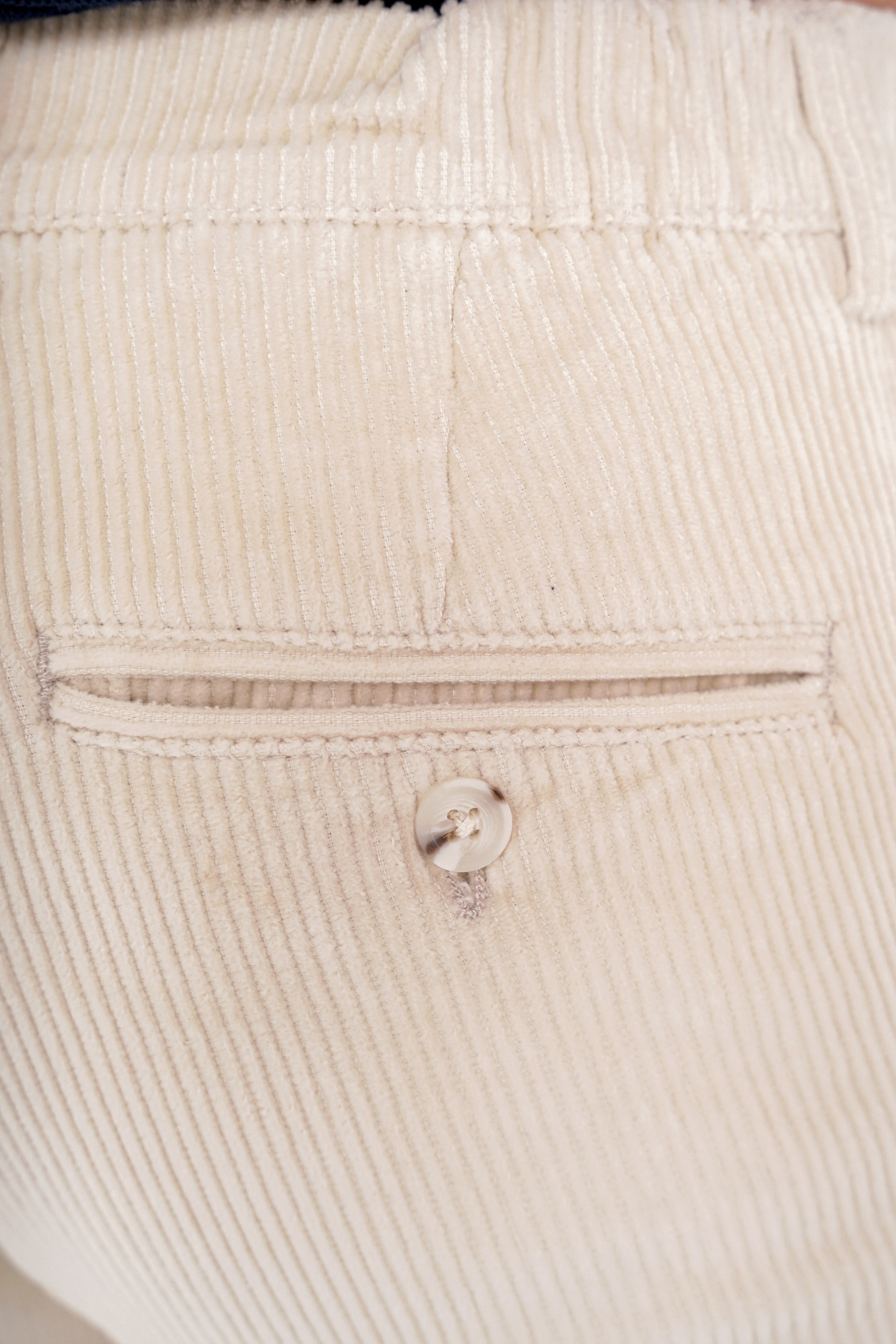 Slim Fit Pilesiz Esnek Pamuklu Kemik Fitilli Kadife Pantolon P 1199