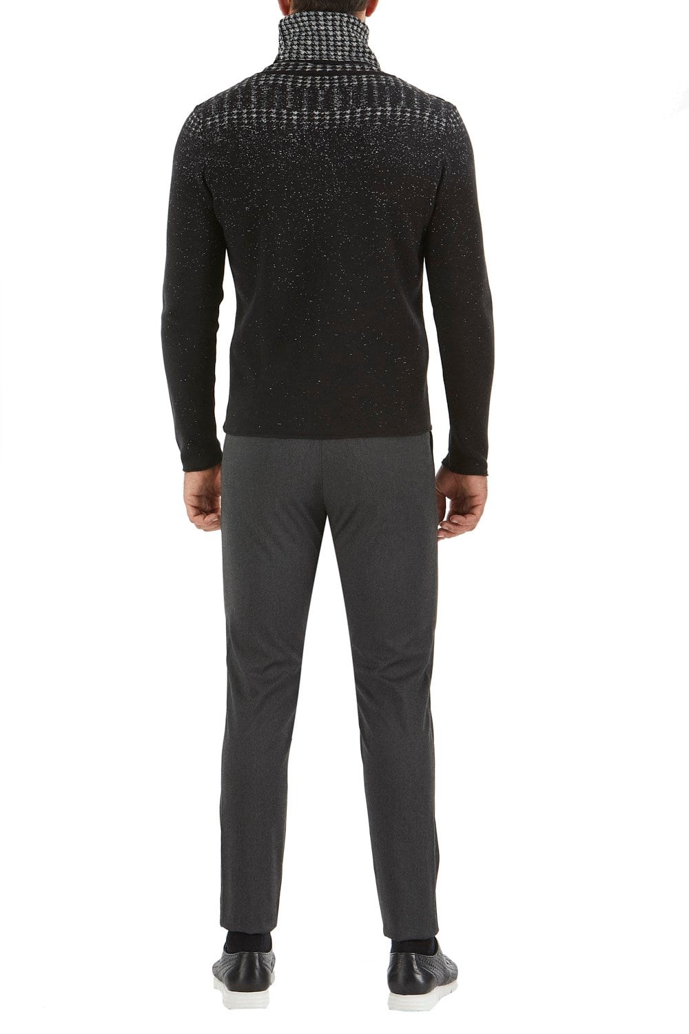 Slim Fit Pilesiz Yan Cepli Esnek Pamuklu Antrasit Pantolon P 1052