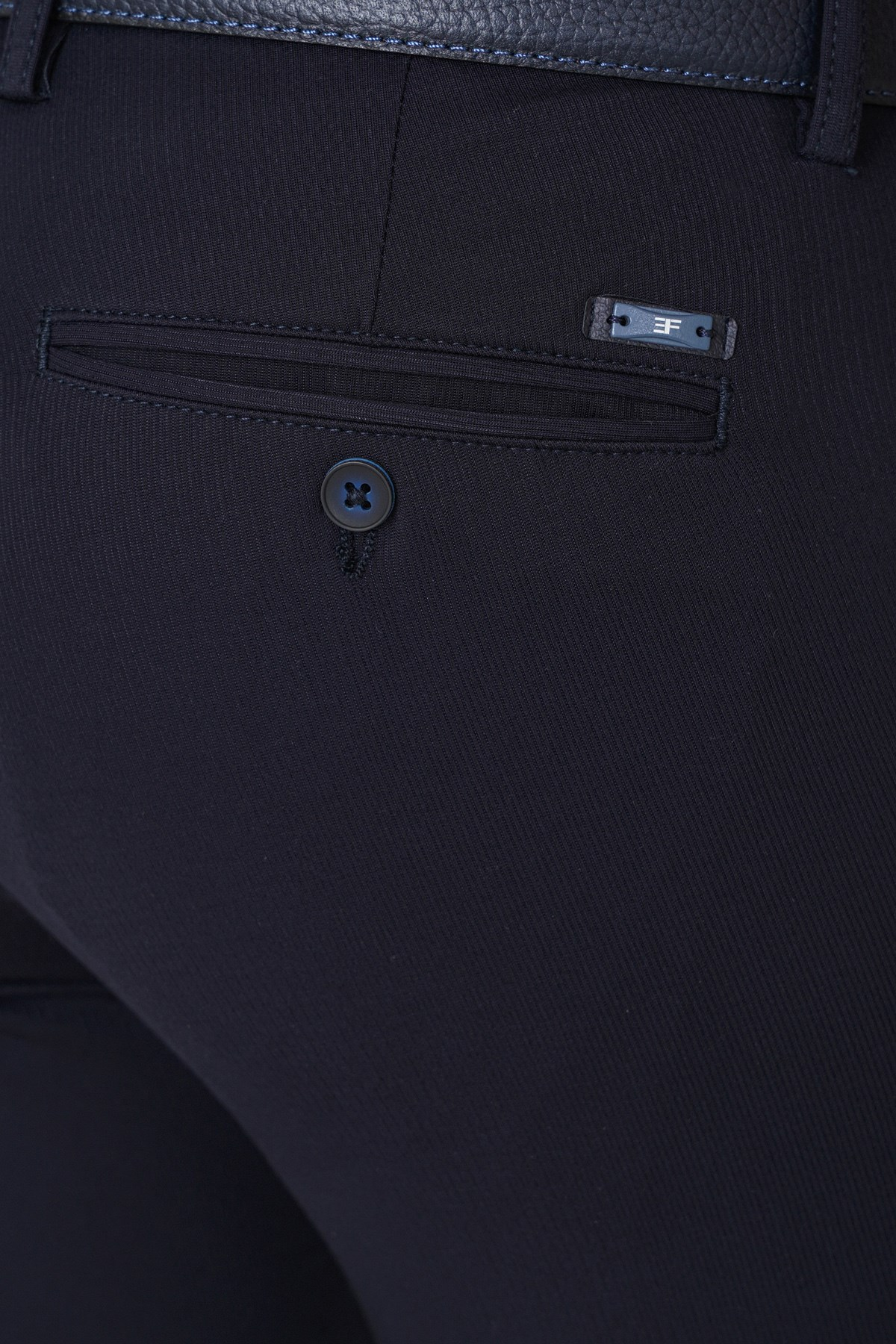 Slim Fit Rayon Karışımlı Esnek Pamuk Lacivert Pantolon P 1227