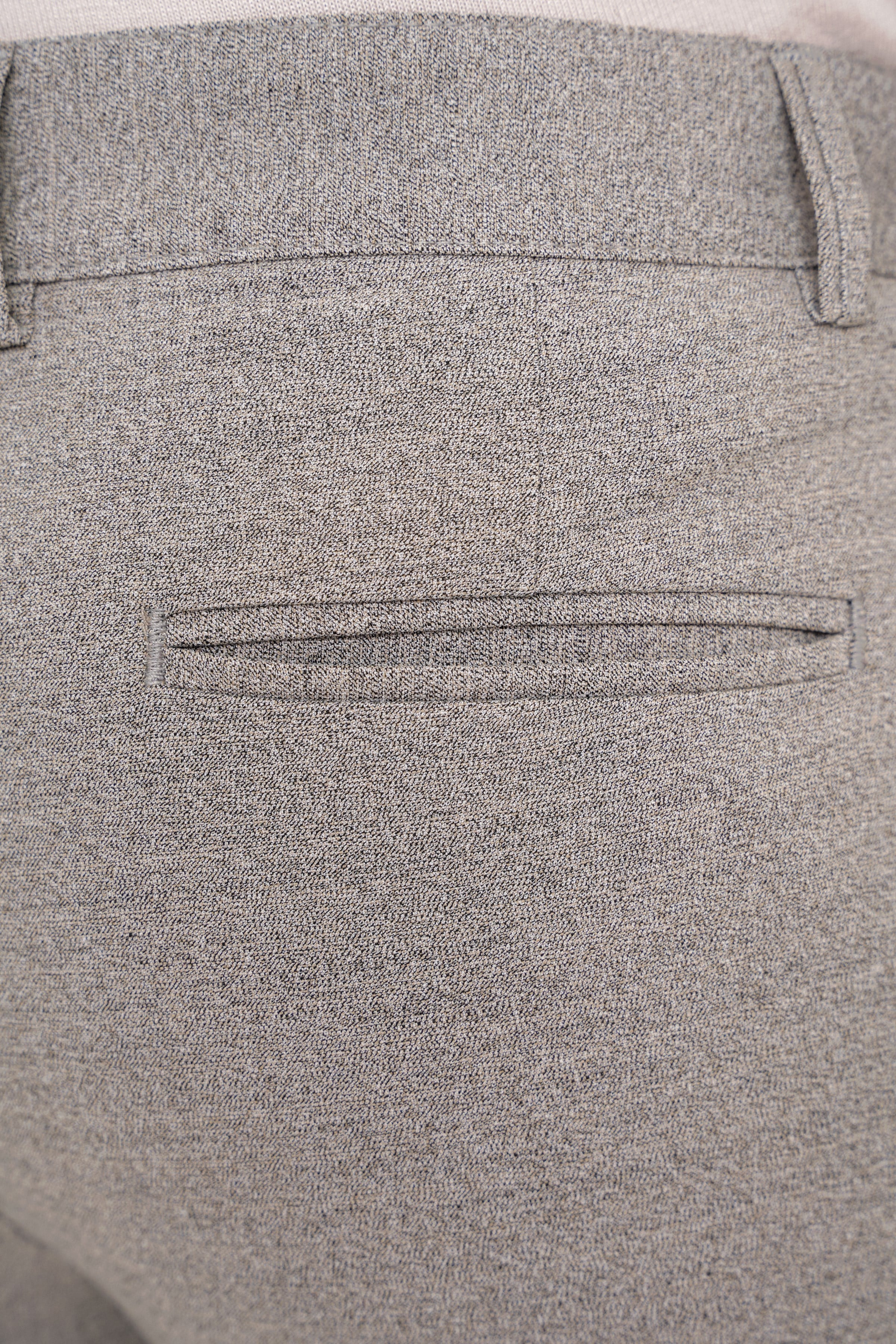 Slim Fit Yan Cep Esnek Pamuklu Dokulu Bej Pantolon P 1086