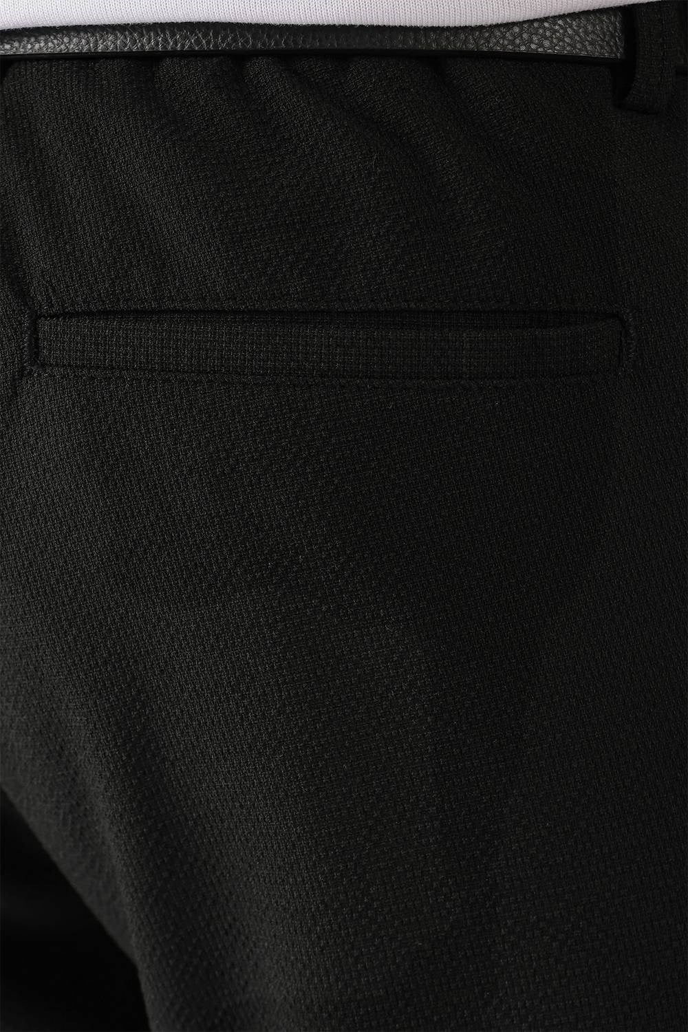 Slim Fit Yan Cepli Dokulu Esnek Koyu Yeşil Pantolon P 1139