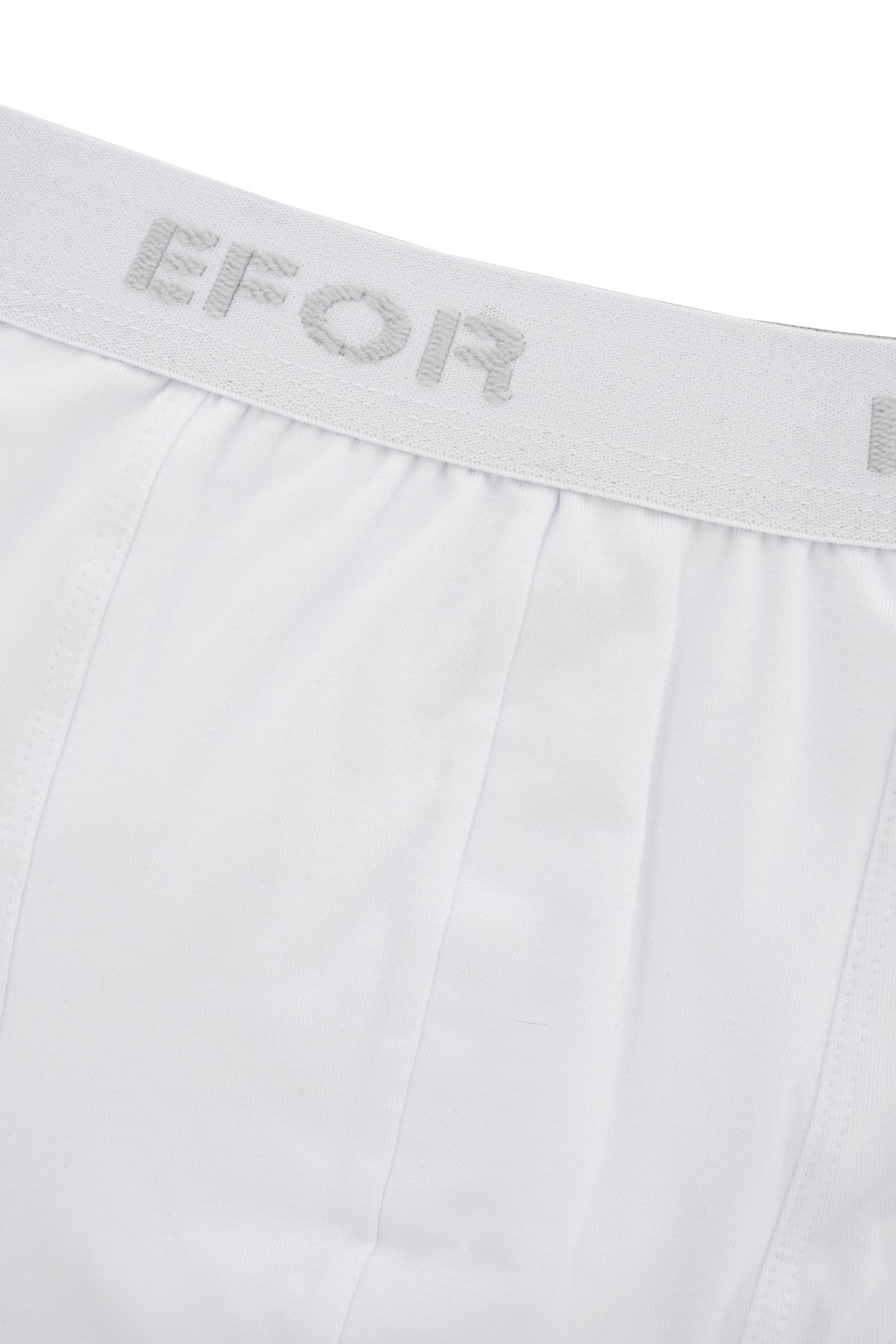 Slim Model %100 Modal Esnek Düz Beyaz Erkek Boxer 05