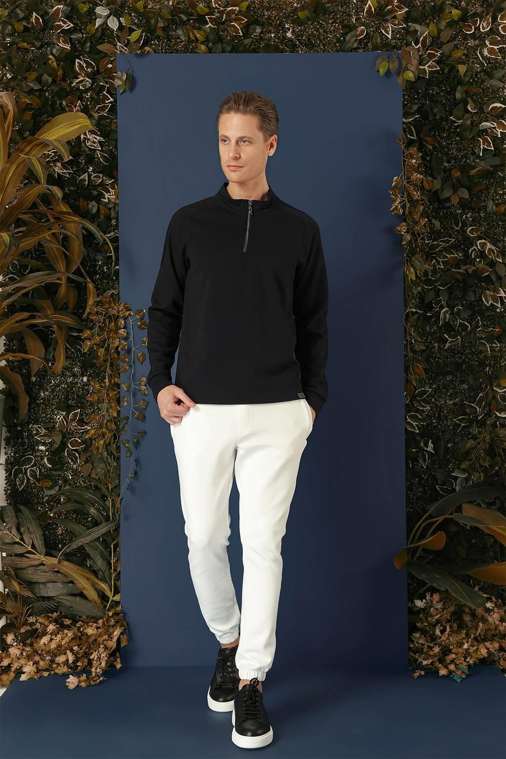 SWT 012 SWEA Slim Fit Lacivert Spor 47 - Sweatshırt