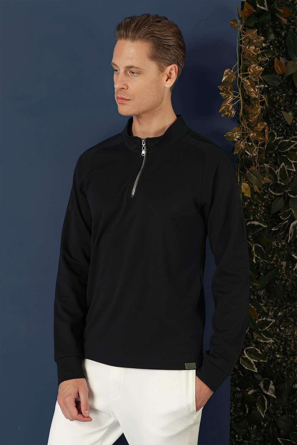 SWT 012 SWEA Slim Fit Lacivert Spor 47 - Sweatshırt