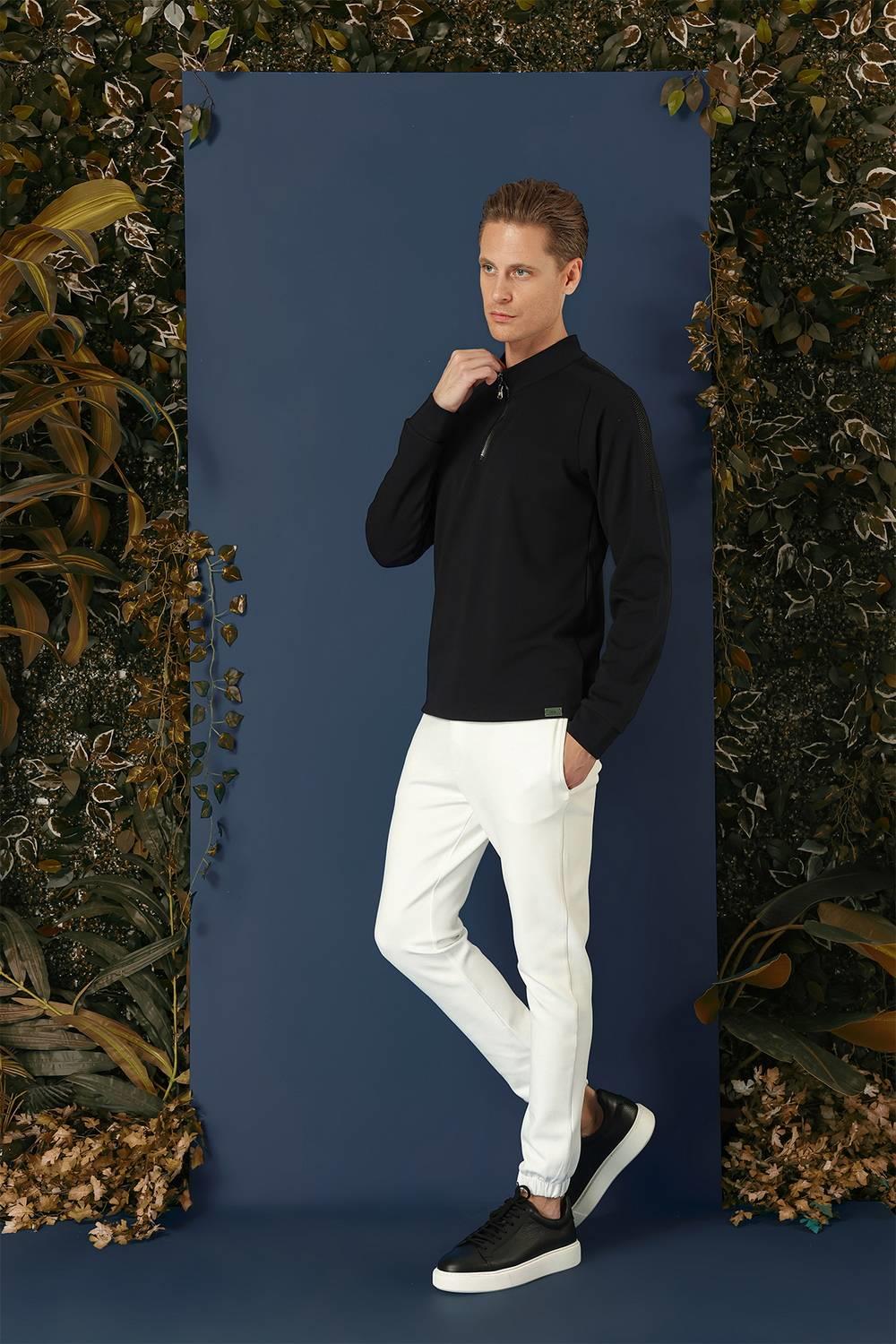 SWT 012 SWEA Slim Fit Lacivert Spor 47 - Sweatshırt