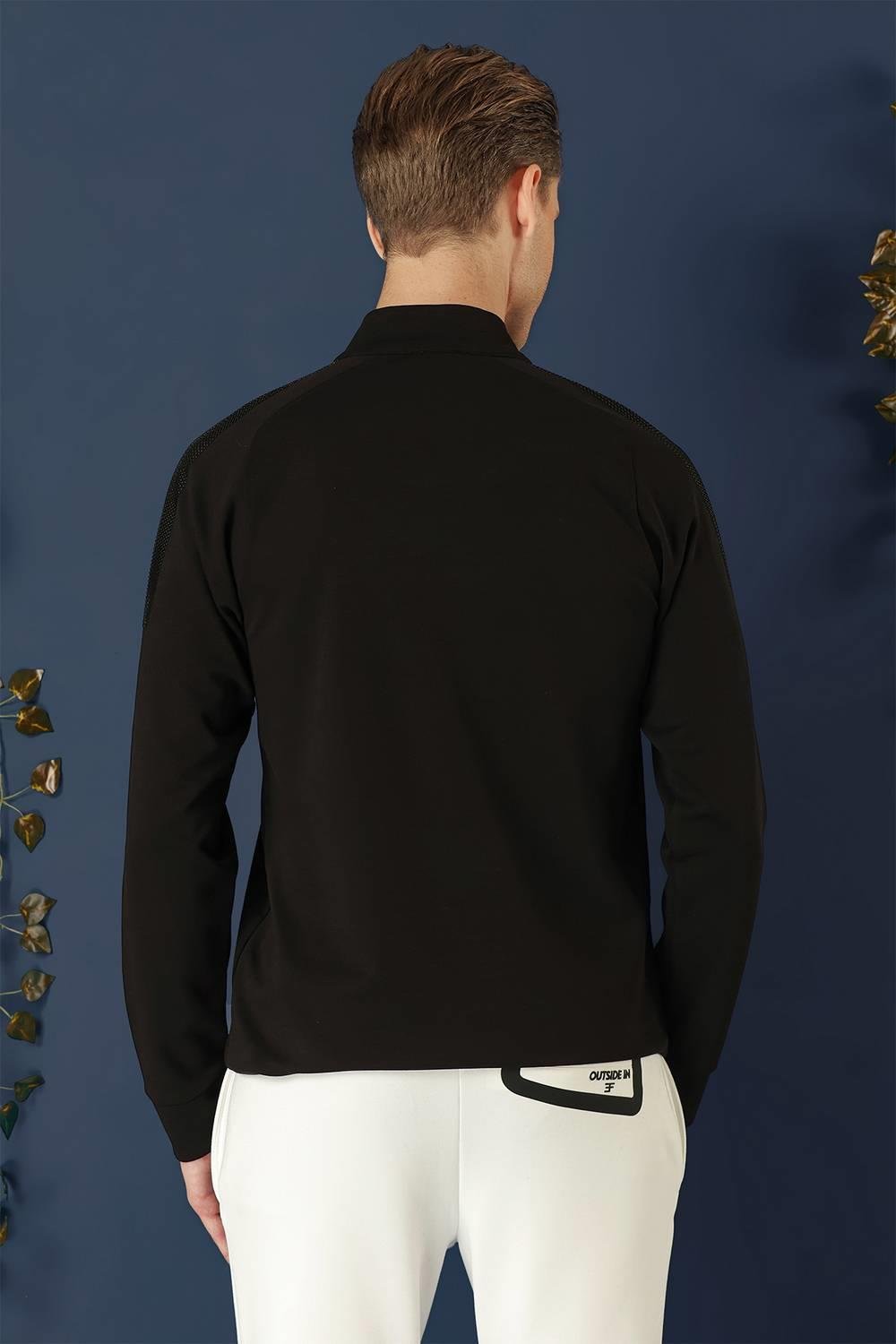 SWT 012 SWEA Slim Fit Siyah Spor 47 - Sweatshırt