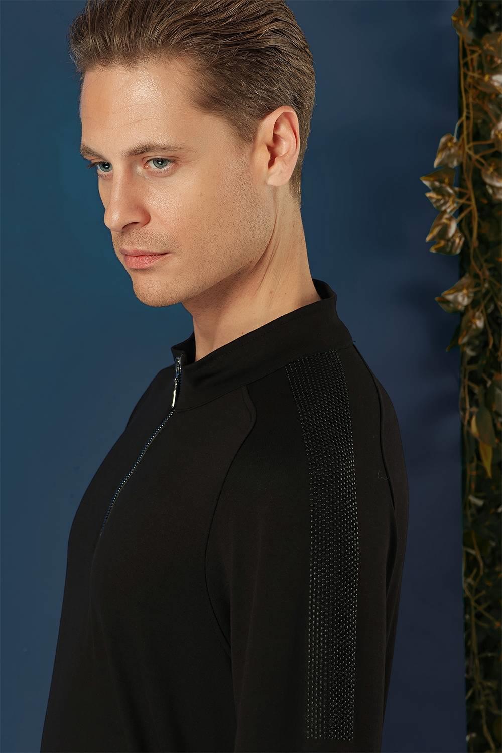 SWT 012 SWEA Slim Fit Siyah Spor 47 - Sweatshırt