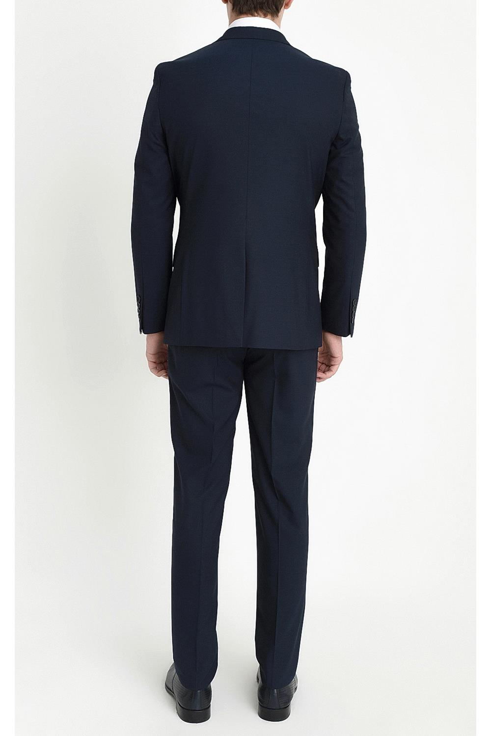 TK 784 Slim Fit Lacivert Klasik Takım Elbise
