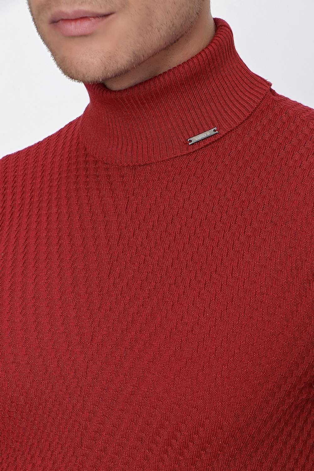 TR 848 Slim Fit Bordo Klasik Triko