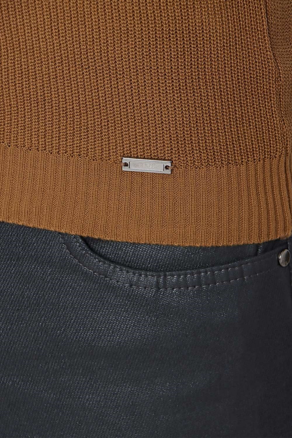 TR 849 Slim Fit Taba Klasik Triko