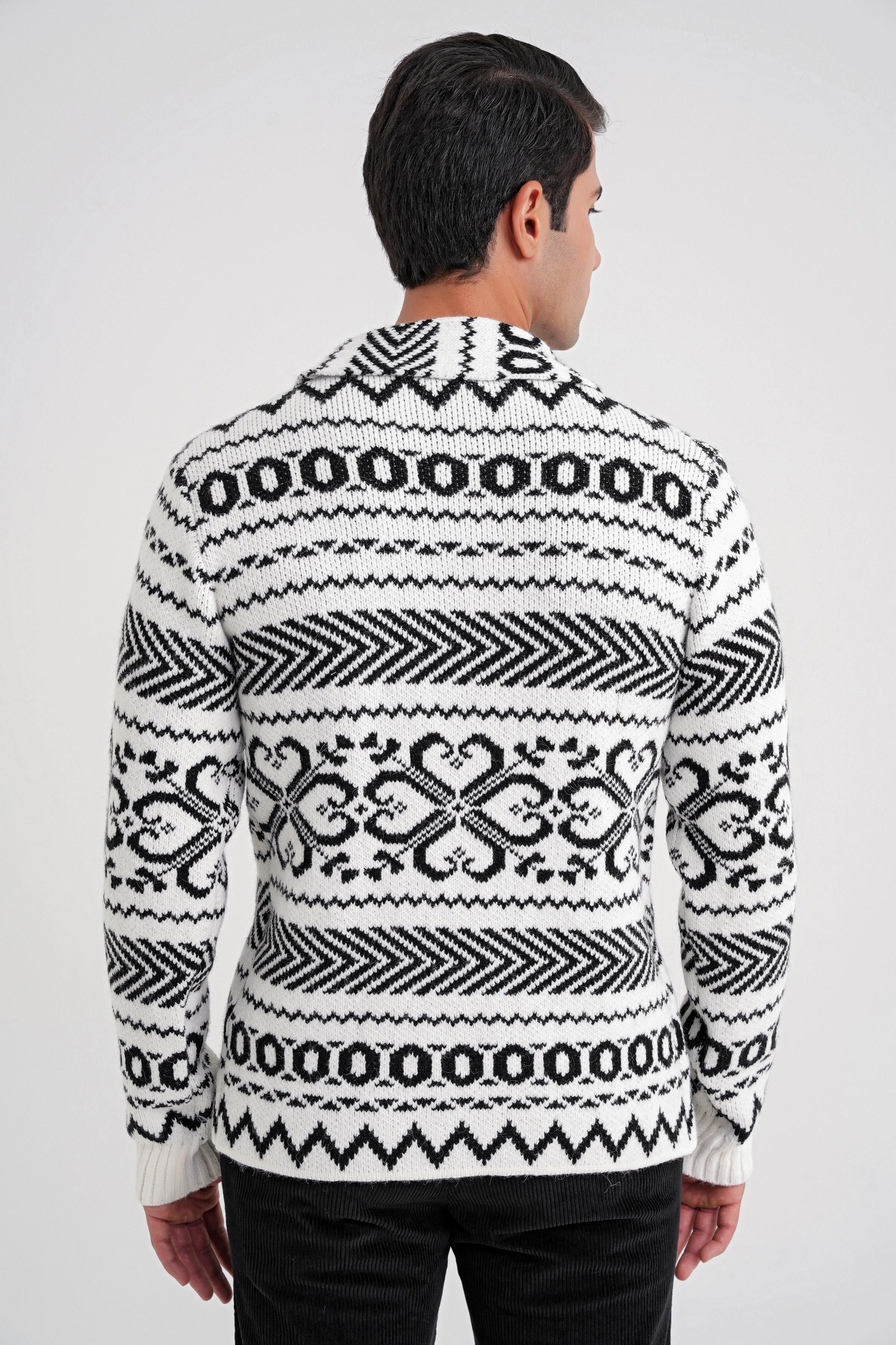 TRİKO CEKET 03 Comfort BEYAZ