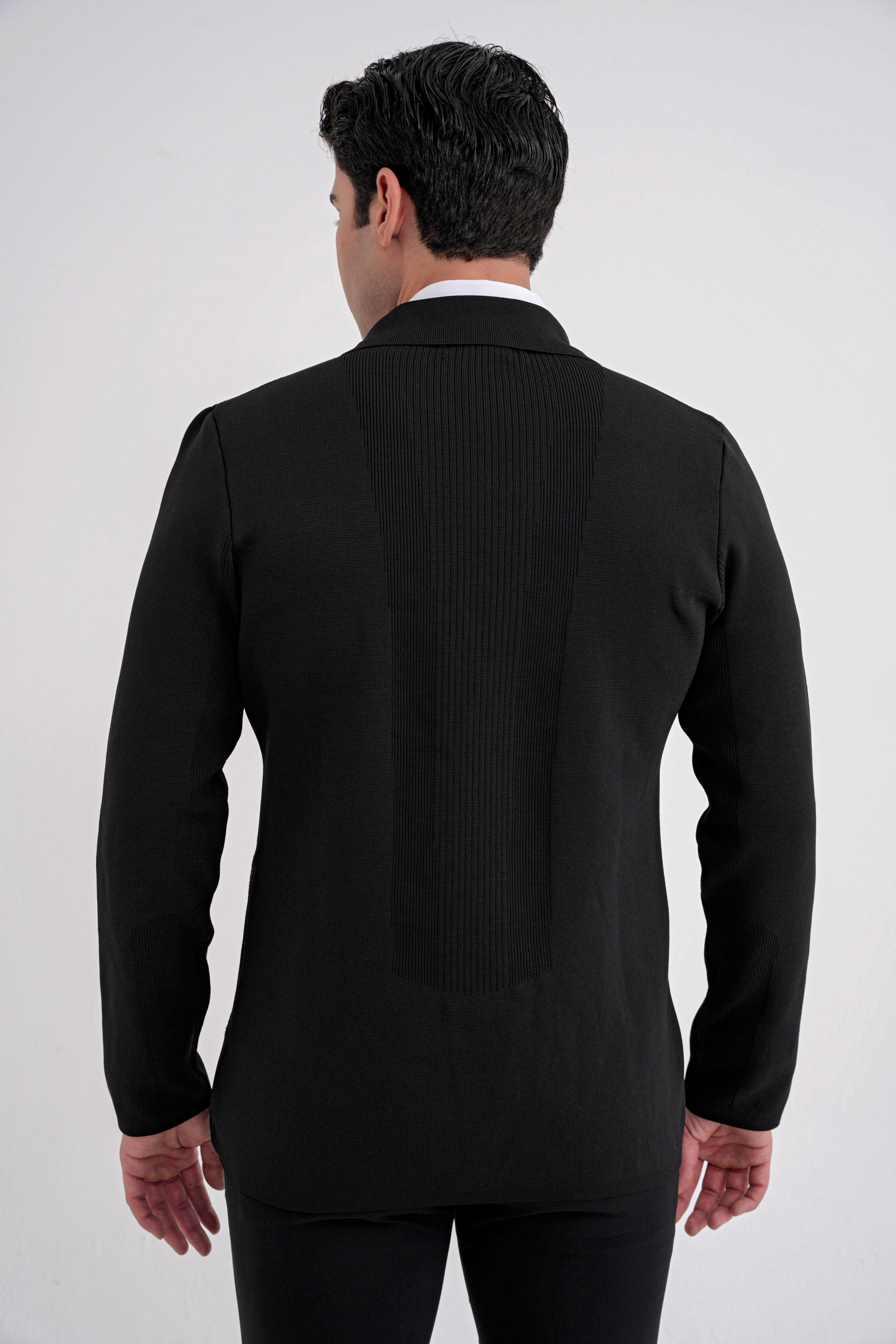 TRİKO CEKET 04 Comfort SİYAH