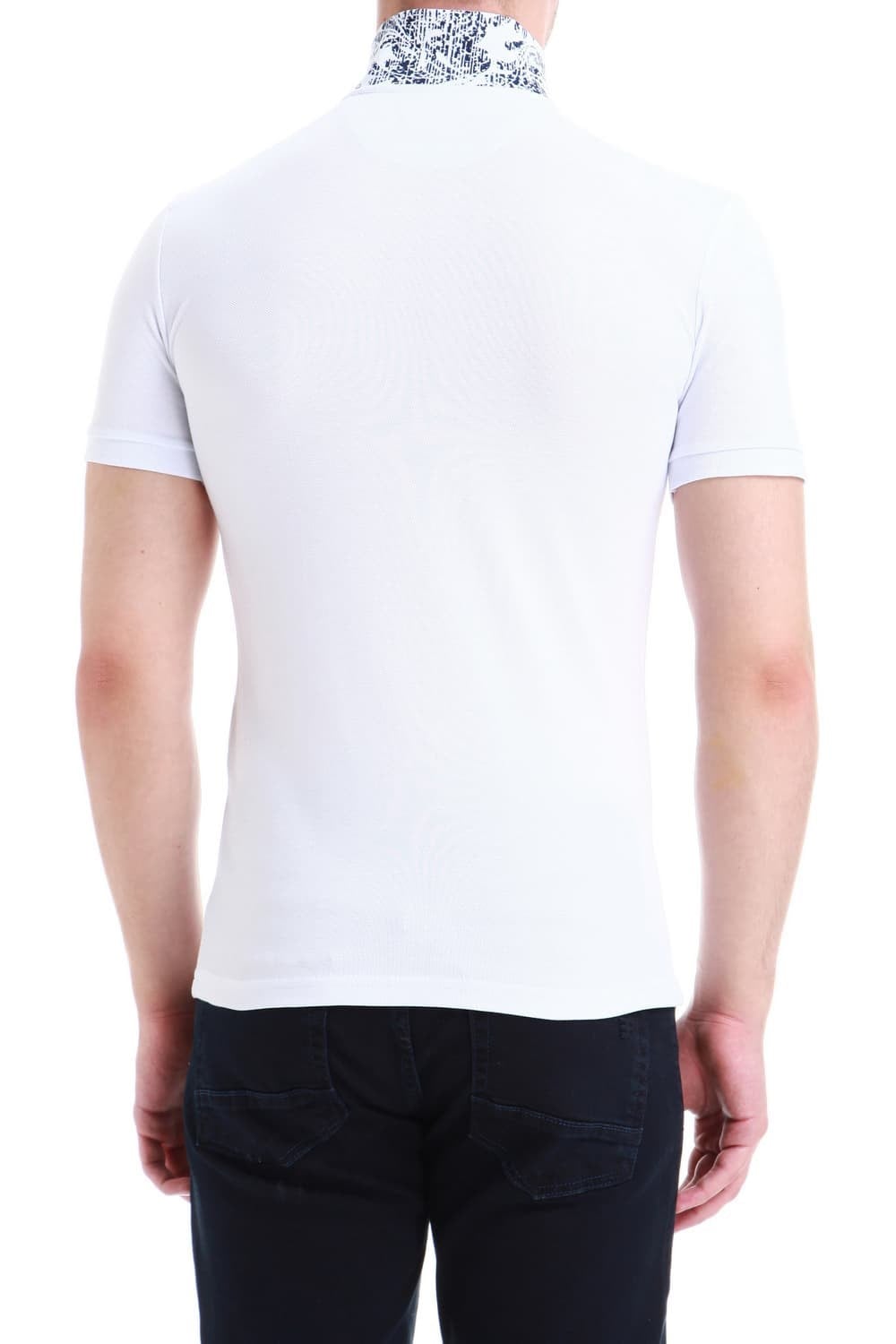 TS 789 Slim Fit Beyaz Spor T-Shirt