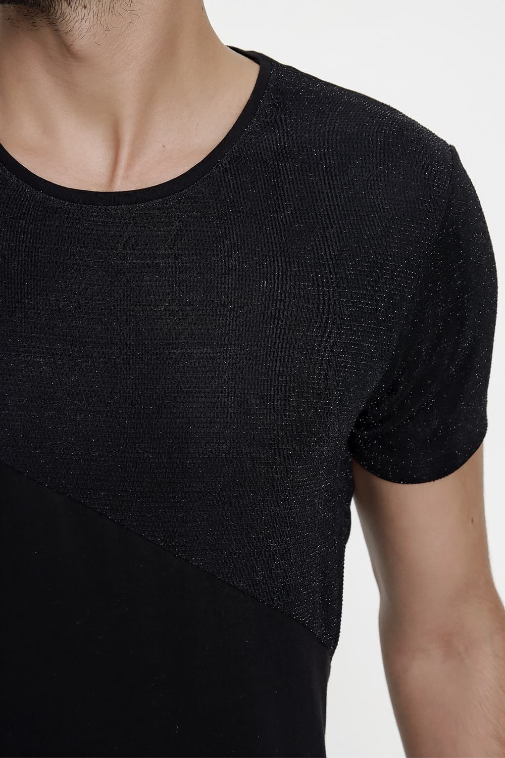 TS 794 Slim Fit Siyah Spor T-Shirt