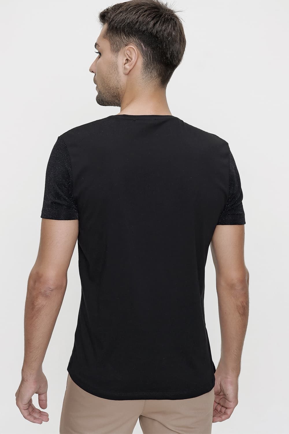 TS 794 Slim Fit Siyah Spor T-Shirt