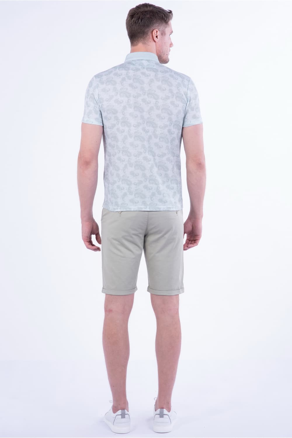 TS 803 Slim Fit Nil Yeşili Spor T-Shirt