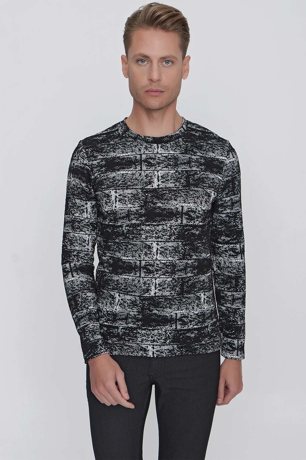 TS 839 Siyah Spor T-Shirt
