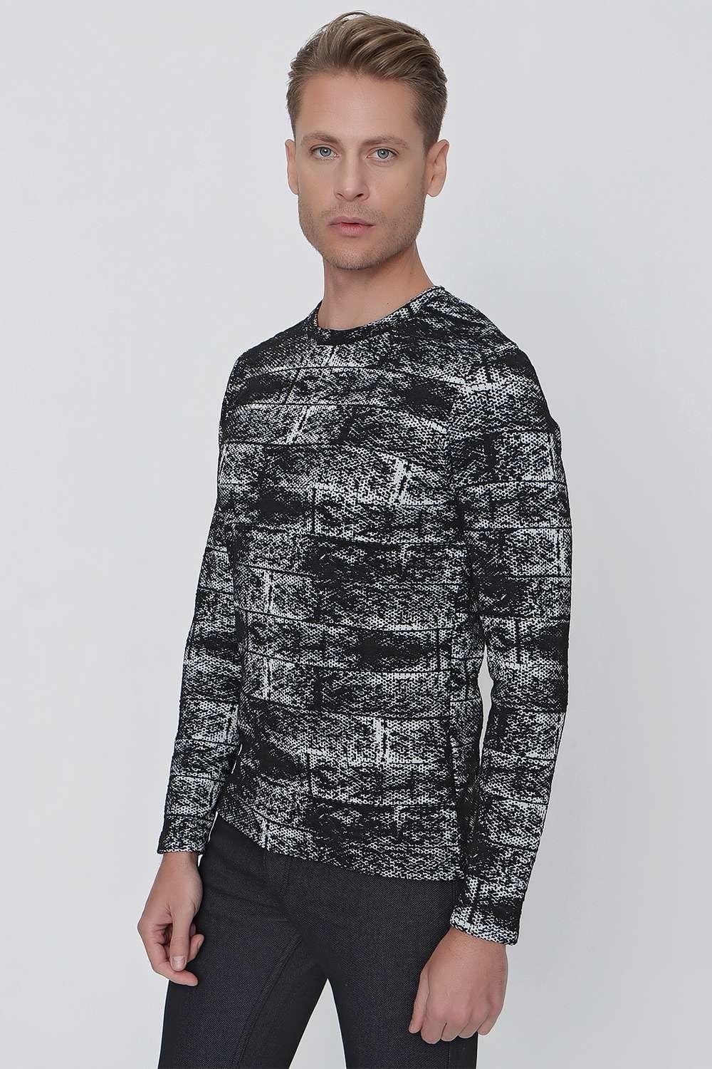 TS 839 Siyah Spor T-Shirt
