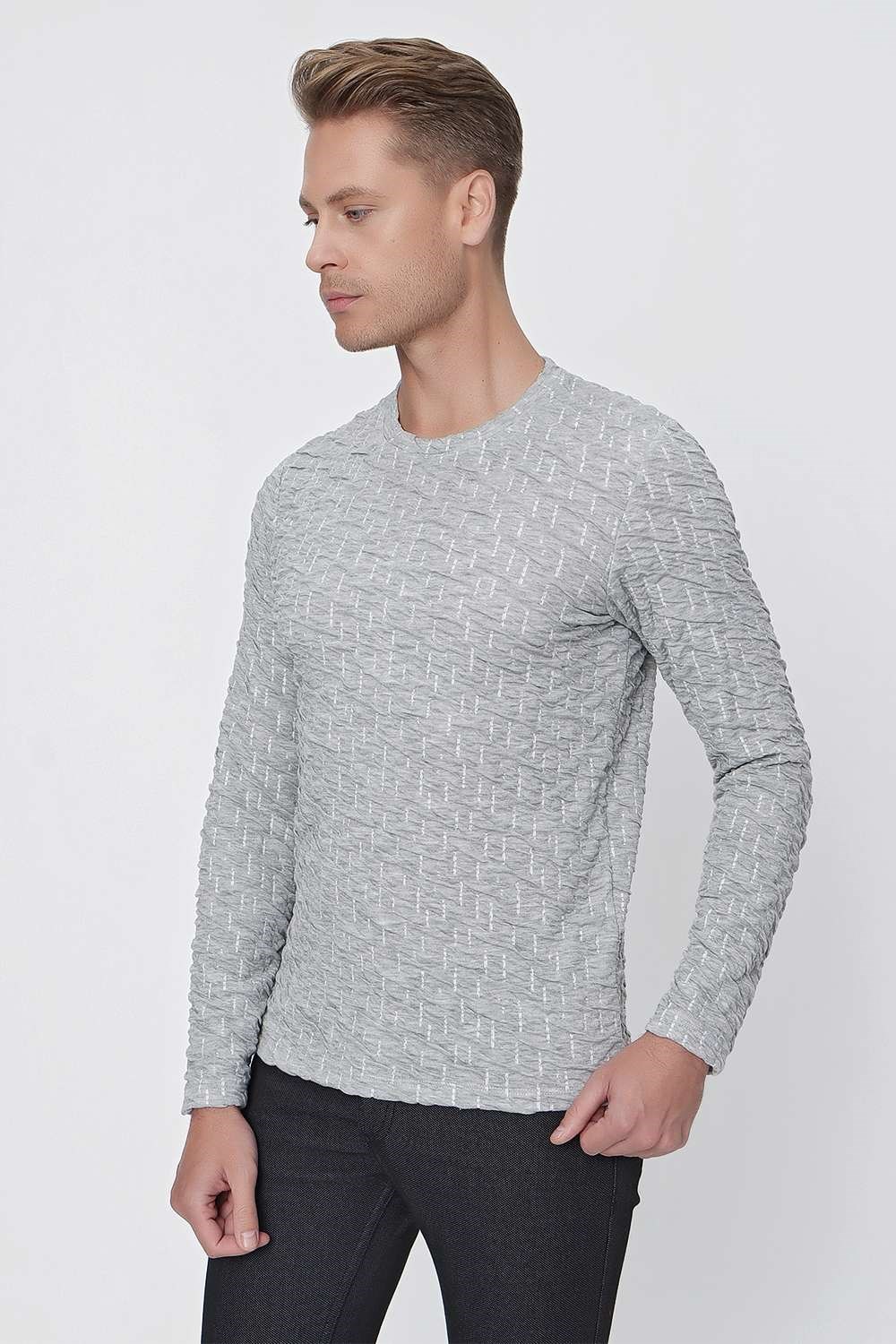 TS 840 Gri Spor T-Shirt