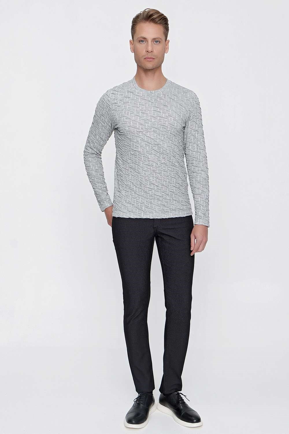 TS 840 Gri Spor T-Shirt
