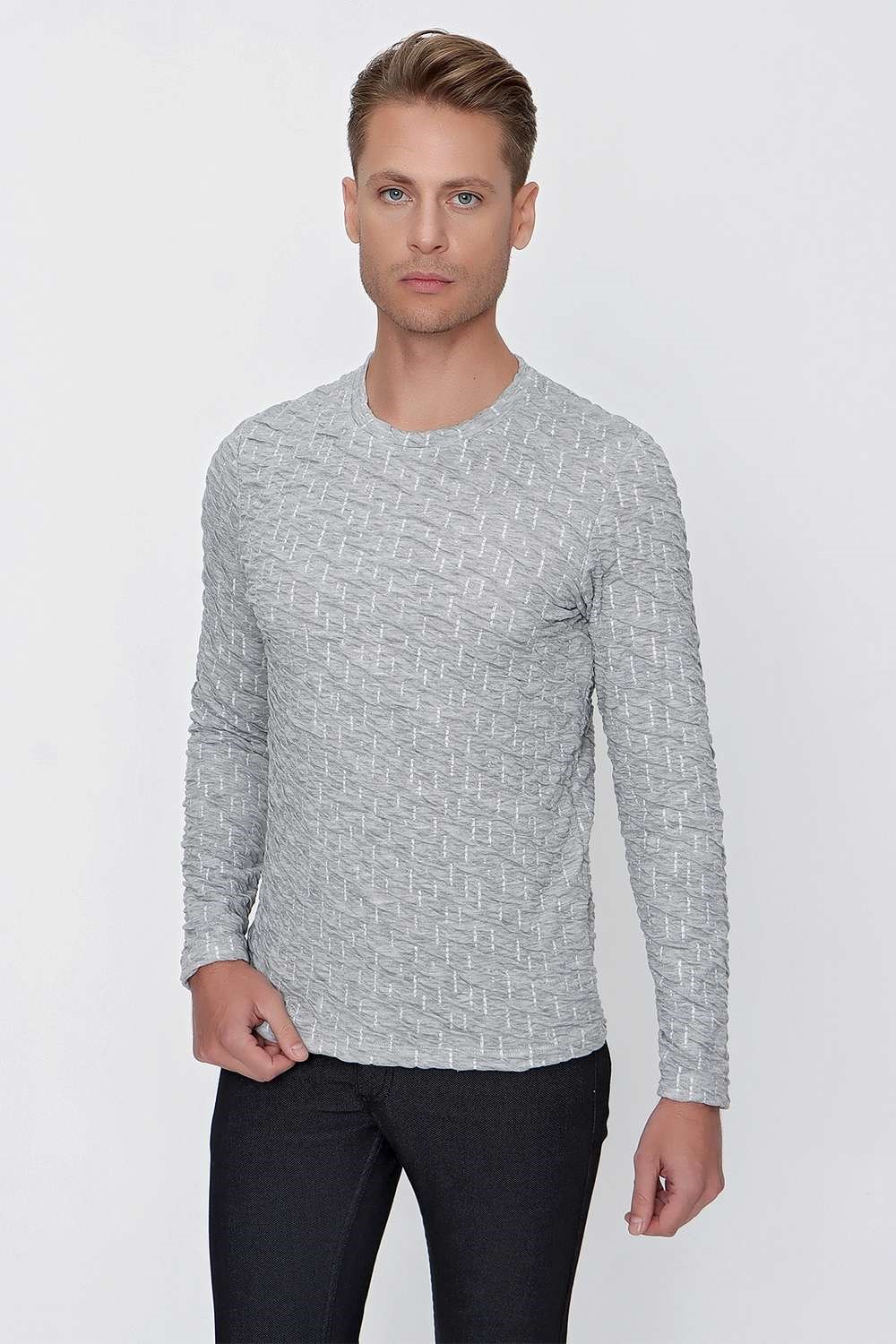 TS 840 Gri Spor T-Shirt