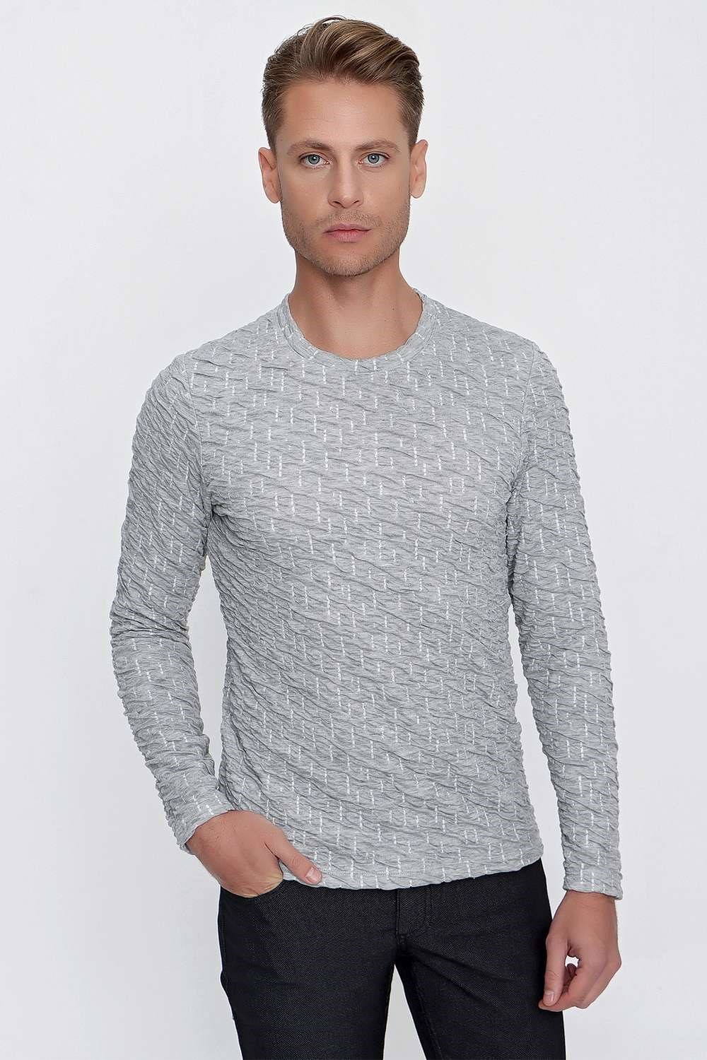 TS 840 Gri Spor T-Shirt
